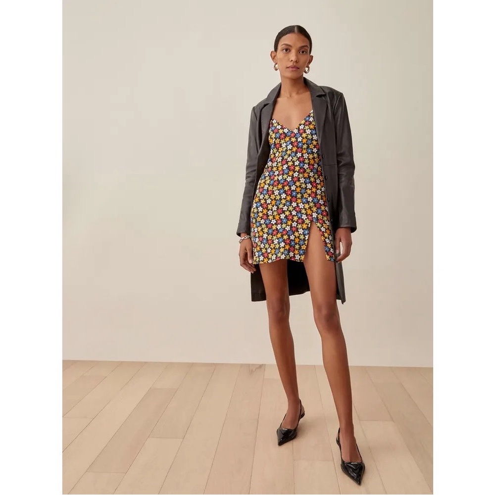 Reformation Marlowe Mini Dress in‎ Danica Floral - Picture 5 of 12